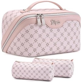 Cosmetic Bag Organizer Travel, Compact Lightweight Accessory for Travel and Daily Use - BOYATU Makeup 3 Make up