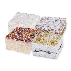 The Crispery Crispycakes – Jumbo Size Pack of 12 Individually Wrapped Assorted Flavor Gourmet Marshmallow Rice Crispycakes, always soft and gooey, packed with fresh ingredients. Made in the USA.