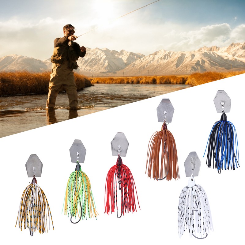 10cm 11g Metal Bait Sequin Bottom Beard Lure Fishing Lures