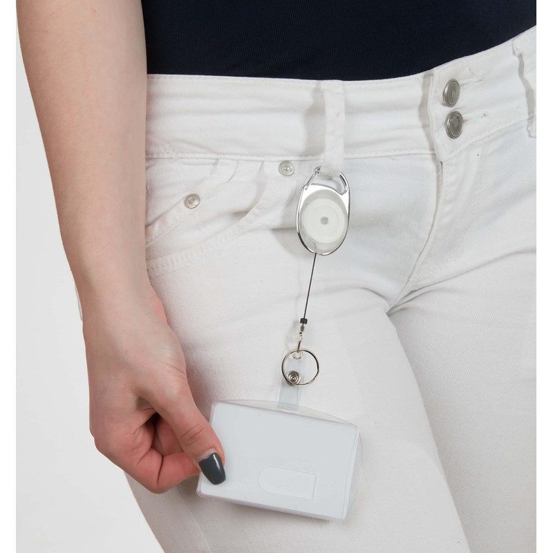 Karteo ID card holder with ID yo-yo white [1 piece]
