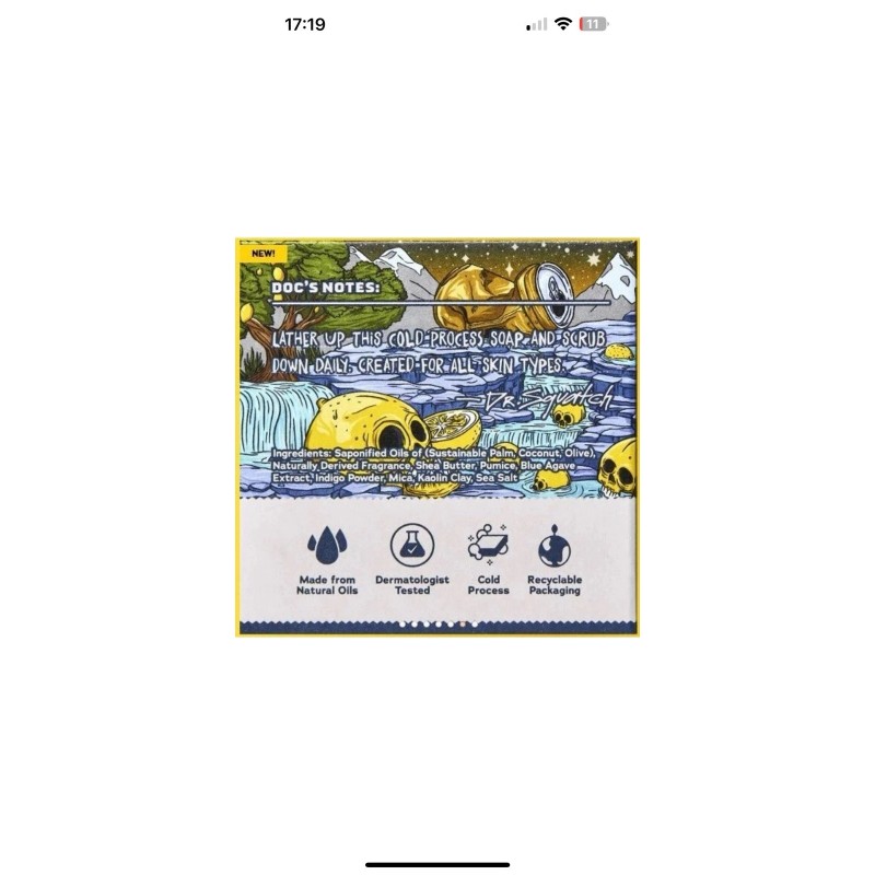 DR. Squatch Dr Squatch Soap Grime Reaper Limited Edition