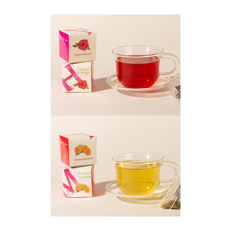 Ssanggyemyeong Tea Cube Wooden Gift Set, 16P, 2 Sets
