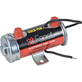Facet FPF-FEP60SV Cylindrical Solid State Fuel Pump Kit 12V 2.75-4Psi, 24" Min Dry Lift 34 Gph