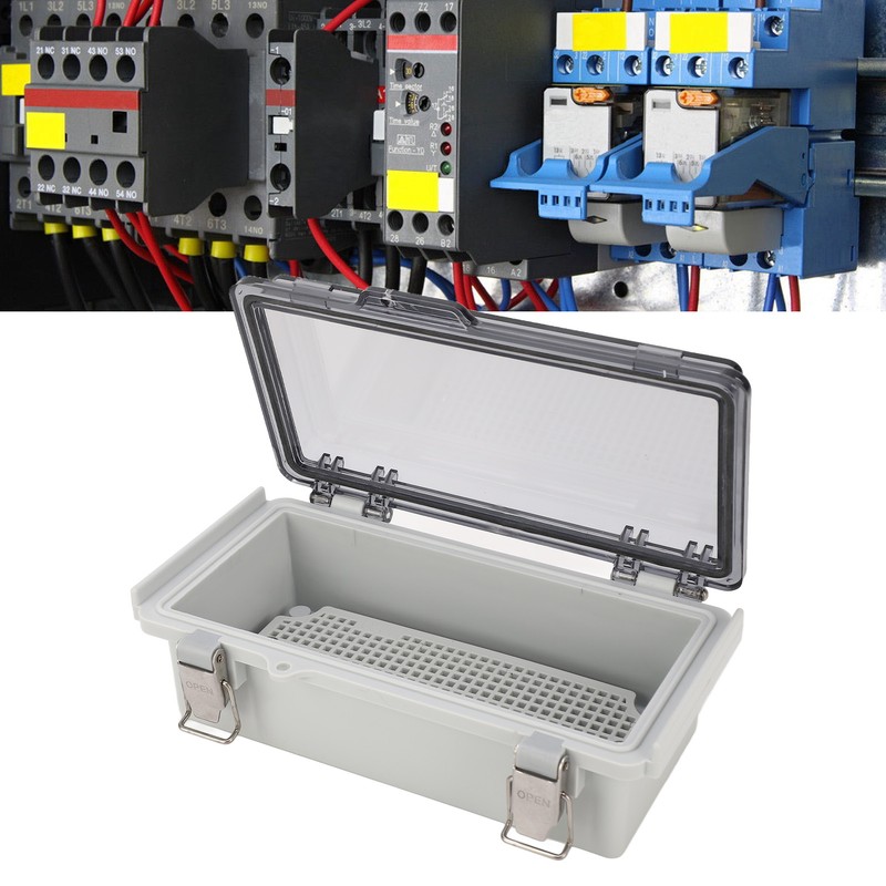 7.9x3.9x2.8 Inch Outdoor Electrical Box IP67 Waterproof Plastic Electrical Junction