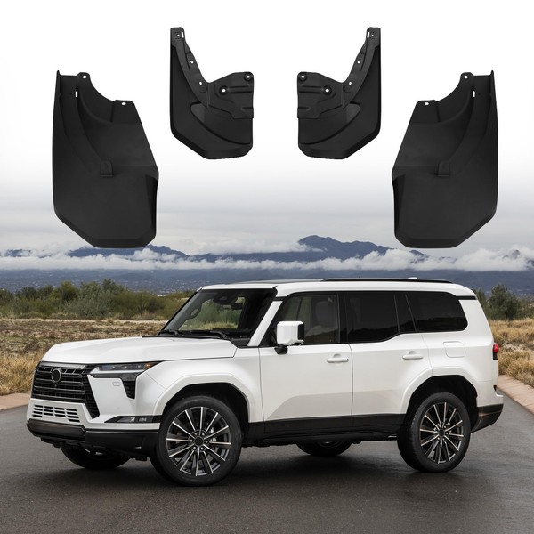 Mud Flaps Splash Guards for 2024 2025 Lexus GX550 Overtrail/Overtrail+,