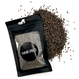 Generic HairPro Italian Keratin Glue Hair Extension Beads for Hair Extension Fusion Keratin Glue Beads Making Wig Tool Fusion I Tip Hair Extensions Original colors (Brown 2.2) (10, Grams)