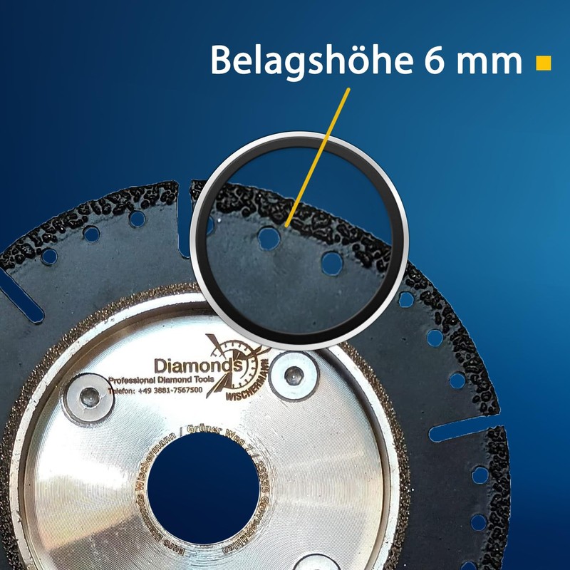 Professional Diamond Cutting Disc Chamfering Disc for KG Pipes, Diamond