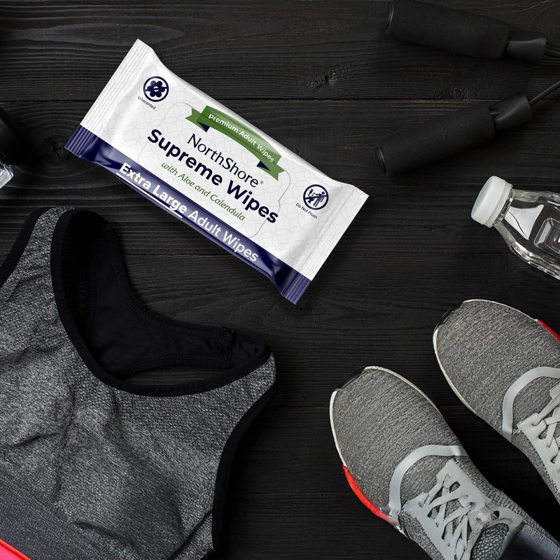 NorthShore Supreme Heavy-Duty Quilted Wipes, X-Large, Case/300 (6/50s)