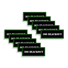 Speed Demon Hot Rod Shop Ammo Can Labels .300 Blackout Ammunition Decals for .300 Blackout - 10 Pack Adhesive Vinyl 3"x1.15"