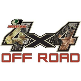 Mossy Oak Graphics 13001-BU-L Break-Up Decals 13.75" x 7.5" 4x4 Off-Road Style Decal
