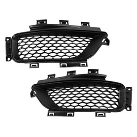 For Chrysler 300 2015 16 17 18 19 2020 Bumper Grille Driver and Passenger Side | Pair | Front | Replacement For CH1038193, CH1039193 | 68231613AA, 68231612AA