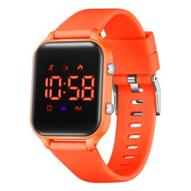 L LAVAREDO Waterproof Kids Digital Watches for Boys Girls,Sport Watch with Pedometer Stopwatch Vibration Alarm for Ages 5-13,No App Fitness Tracker Watch for Kids Teens Birthday Christmas Gifts