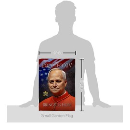 Pope Leo XIV Tribute Wall Decor Canvas Tapestry Vatican Memorabilia Catholic Poster Church Bishop of Rome Picture Home Decorations American Papal Print Yard Sign Door Textile Roman Religious Gifts