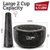 Priority Chef Heavy Duty Large 2 Cup Mortar and Pestle