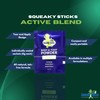 Squeaky Sticks -Active Blend, Talc-Free, All Natural Convenient Single-Use Powder