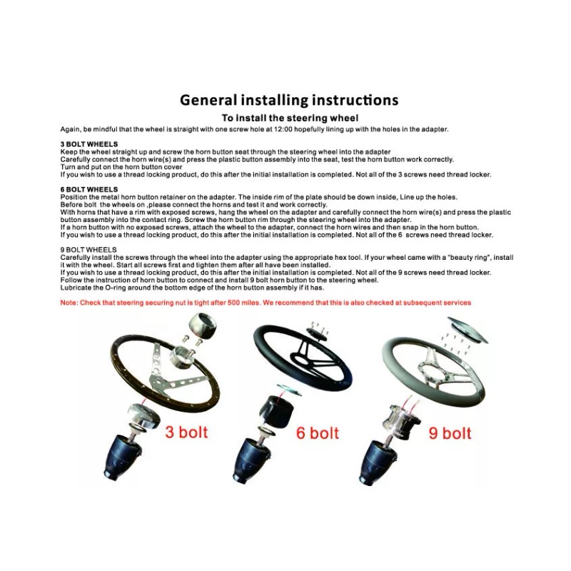 FLASHPOWER 14" D Type Billet Steering Wheel Red Half Wrap