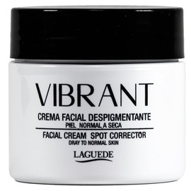 Crema Facial Despigmentante de Día para Piel Normal a Seca | Aclarante y Antimanchas | Con Niacinamida, Oligopéptido 34 y Colágeno | 50 g | Vibrant by