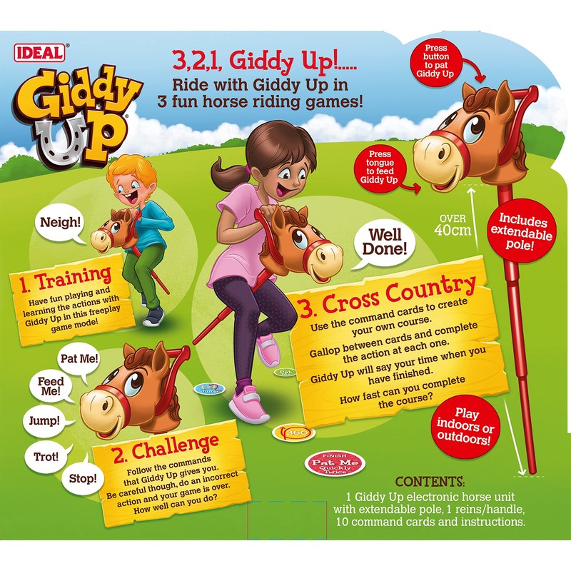 IDEAL | Giddy Up: The horse riding reaction game!| Kids