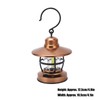 Camping Lantern, Retro Warm Camp Light, Battery Powered Metal Vintage