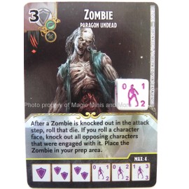 Battle for Faerun ~ ZOMBIE Paragon Undead #120 rare D&D Dice Masters card + die