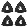 4 Pcs Multi-Tool Sanding Pads Accessories, 80mm Triangle Hook Loop