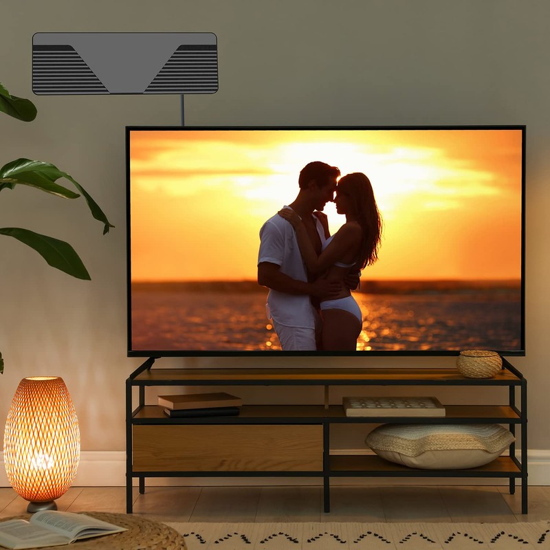 Cyamsob 2023 Updated Digital Antenna for TV with Powerful Amplifier