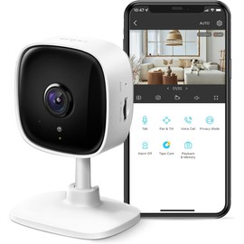 TP-Link Tapo 2K Cámara de Seguridad Interior | Monitor de Bebé, Cámara para Perros con Detección de Movimiento, Audio Bidireccional y Visión Nocturna