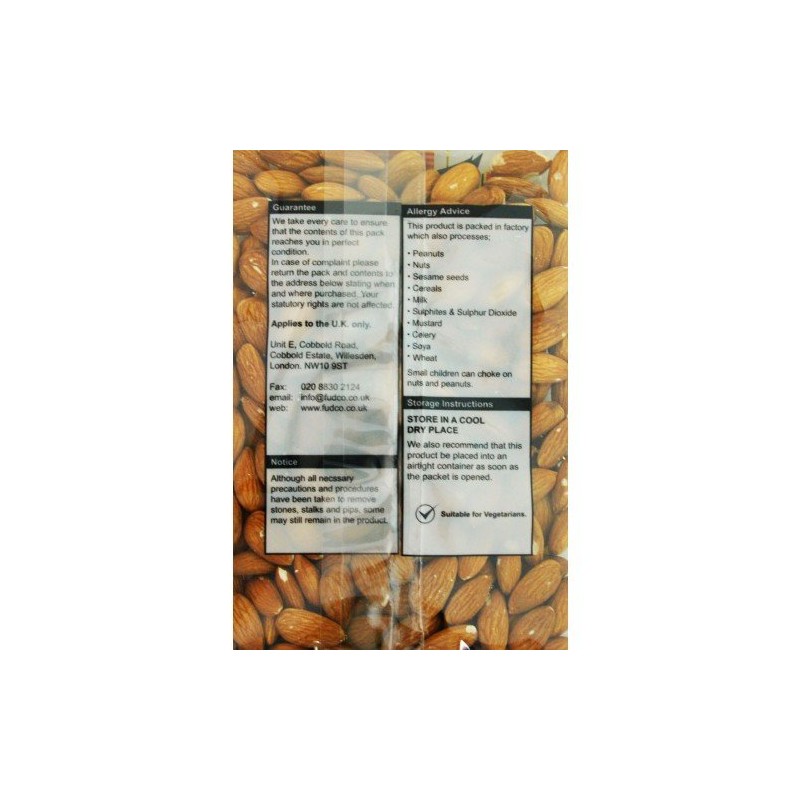 Fudco Almonds, 250g