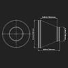 12" to 6" Duct Reducer - Round Reducer - Duct