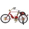 Red Mini Modern Bicycle Model Artwork Home Shop Decoration Ornament