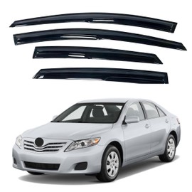 Immortal Group IG Window Visor for Toyota Camry 2007-2011, Rain Guard Tape-On Extra Durable Sun Wind Side Vent Window Deflector Mugen Style, 2007 2008 2009 2010 2011