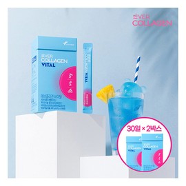 뉴트리 에버콜라겐 바이탈 물에 타먹는 마시는 콜라겐 + 비타민 + 나이아신 2개월 (2 Nutri Evercollagen Vital Drinkable Collagen + Vitamin + Niacin 2 Months (2)