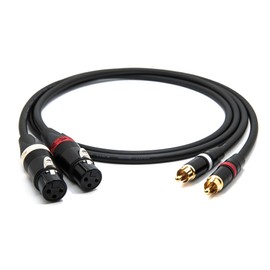 enoaudio Mogami 2534 Quad Pair (L,R) Cable | Neutrik RCA – XLR-f | HiFi - 1.5 m