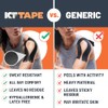 KT Tape Cinta atlética de kinesiología elástica de algodón Original,