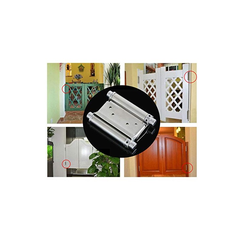 Vogueing Tool Spring Hinge, 2pcs Stainless Steel Spring Hinge Double