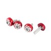 TUCKBOLD Car License Round Head Plate Screw Bolt 4 Pcs