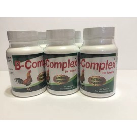 INTERFARMA B- COMPLEX for ROOSTERS 100 Tab/ COMPLEJO B para GALLOS