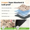 2 Pack Reusable Washable Pet Pee Pads, 18" x 24"