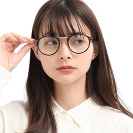 FashionBerry 99% UV Protection Lenses, Gold Bridge, Boston Shaped, Sunglasses, Date Glasses, Eye Friendly, No Fatigue, Small Face Effect, Fashion Glasses, Lightweight, UV Protection UV400, Demi ×