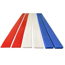 Set of 3-100% Silicone Measuring Dough Strips/Perfection Sticks/Rolling Pin Guides/Dough Guides/Pastry Ruler, Length 18 inches/3 Sizes