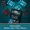GHIRARDELLI Intense Dark Chocolate Squares, Sea Salt Almond, 4.12 Oz