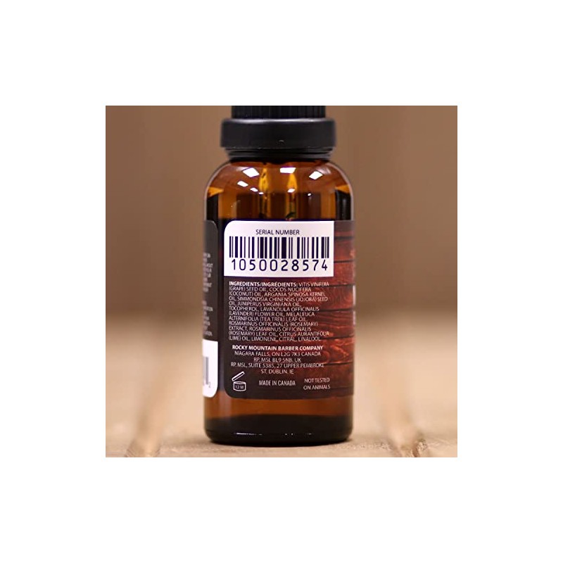 Beard Oil & Leave-in Conditioner - 100% Natural - Cold-Pressed