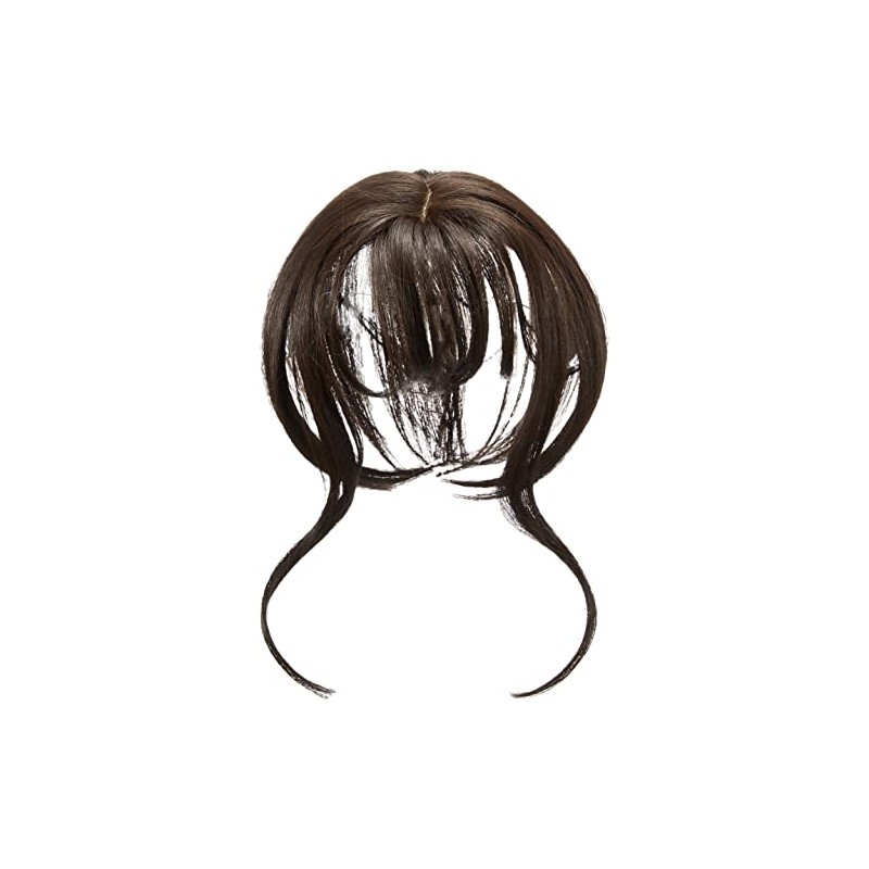Priscilla TFX-106-TNC Fluffy Hand-planted Whorl Bangs Wig, Nude Curl Bangs,