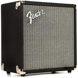 Fender Rumble 15 V3 Bass Amp for Bass Guitar, 15 Watts, with 2-Year Warranty 6 Inch Speaker, with Overdrive Circuit and Mid-Scoop Contour Switch