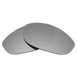 Alphax Silver Titanium Polarized Replacement Lenses for Oakley Monster Dog