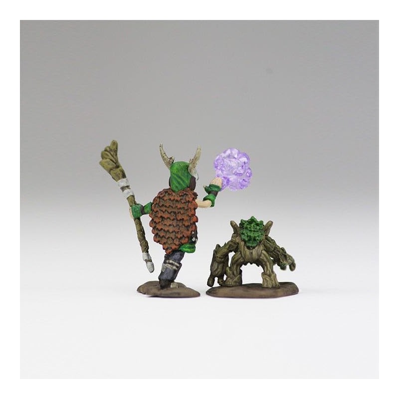 WizKids Wardlings RPG Figures: Boy Druid & Tree Creature