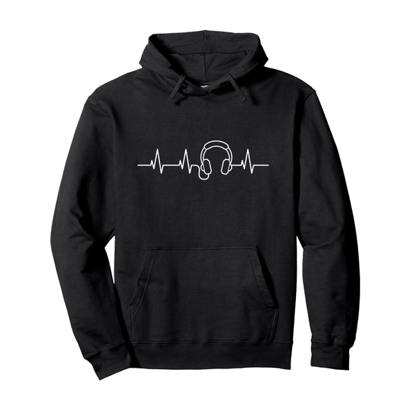 Music Headphones Pullover Hoodie