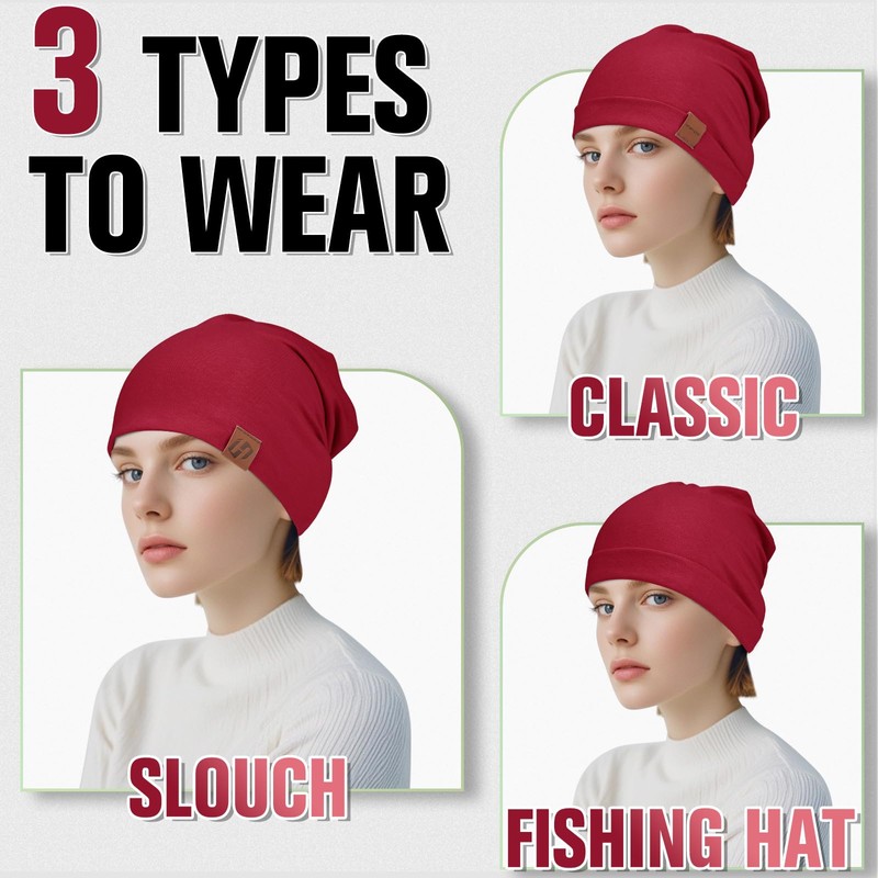 Beanie Cotton Soft and Skin Friendly Unisex Beanie Hat Beanies