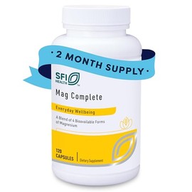 Klaire Labs Mag Complete  240 mg Complejo de magnesio con succinato, taurinato, malato y aspartato (120 cápsulas)                                     