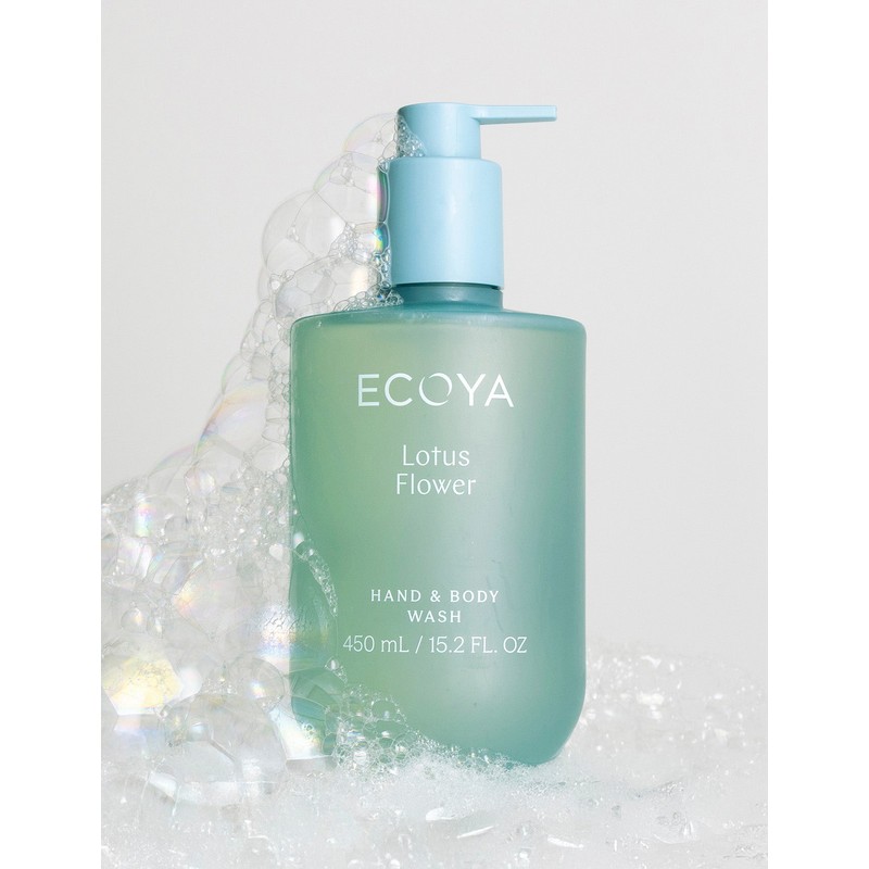 ECOYA Hand & Body Wash Lotus Flower 450ml